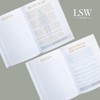 LSW London Mind Notes 6-Month Undated Wellness Journal with Mental