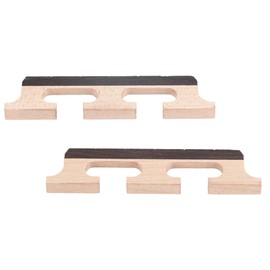 2Pcs Banjo Bridge Wood 5 Strings Banjo Accessories String Instrument Accessories
