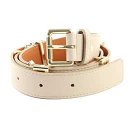 VALENTINO Emma Winter Belt W105 Beige - Can be Shortened, beige
