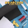 3-Pack 3mm Thick Black Eva Foam Cosplay Sheets roll, 13.9"