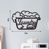 Bnesi Laundry Wall Decor Sign, Farmhouse Decoration Metal Wall Art
