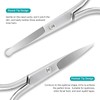 Facial Hair Grooming Scissors for Men & Women: Eyebrow, Nose