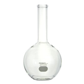 IWAKI 4060FK300 Flat Bottom Flask, 10.1 fl oz (300 ml), 1 Bottle
