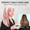 Gorro Seda Largo Dormir Mujeres Hombres Todo Tipo Cabello 100