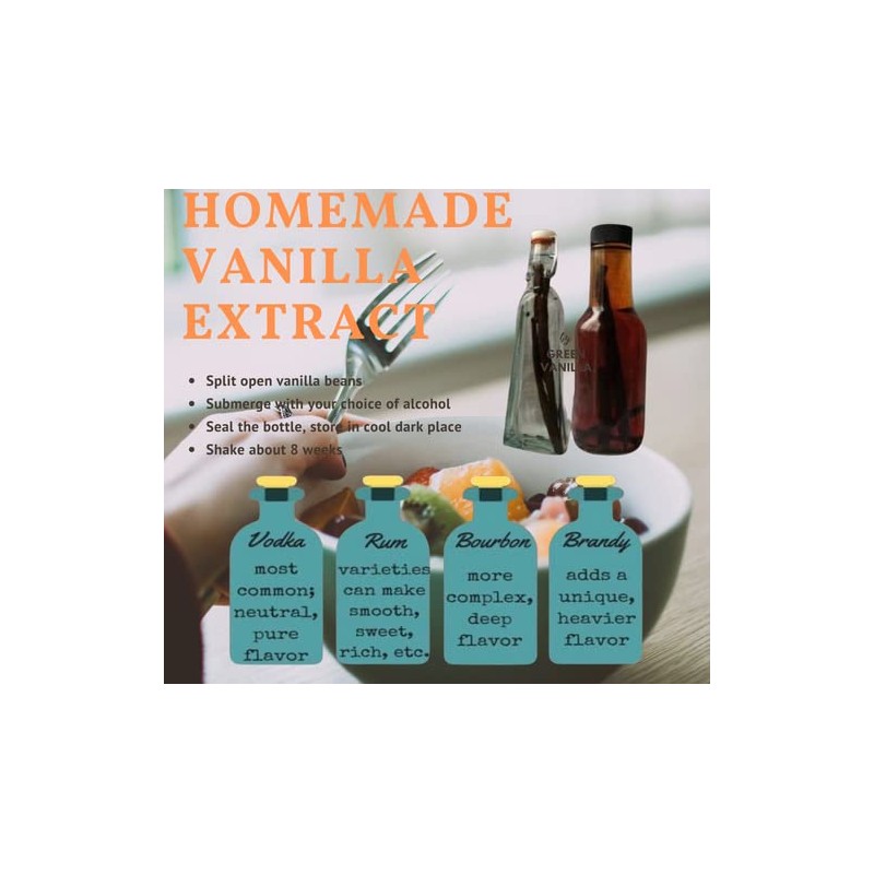 10 Madagascar Vanilla Beans - Grade A Making Pure Vanilla