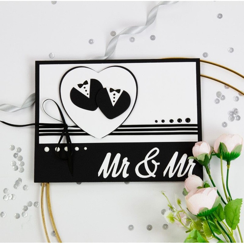 Tonic Studios Mr & Mrs Die Set (94 x 91mm)