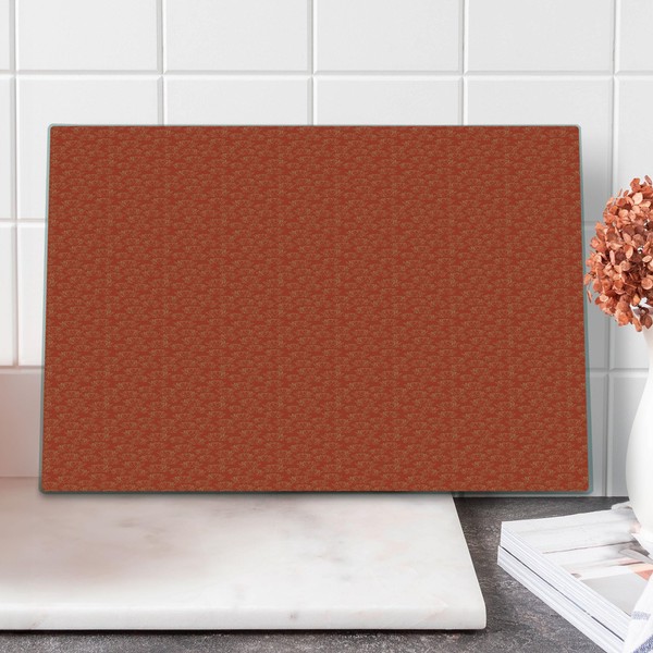 Ambesonne Japanese Cutting Board, Lotus Flowers Eastern Yoga Meditation Concept