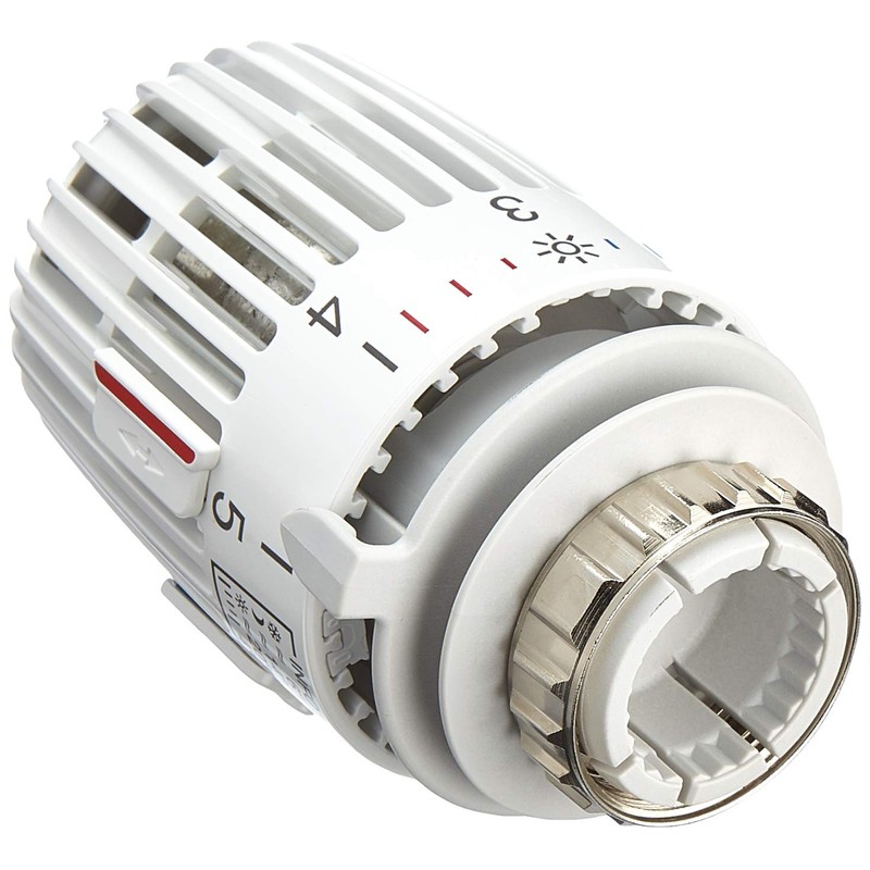 Heimeier Radiator Thermostatic Head Type K White Set of 4