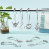 WEBEEDY 12 Pcs Nautical Shower Curtain Hooks Rust Proof Skull