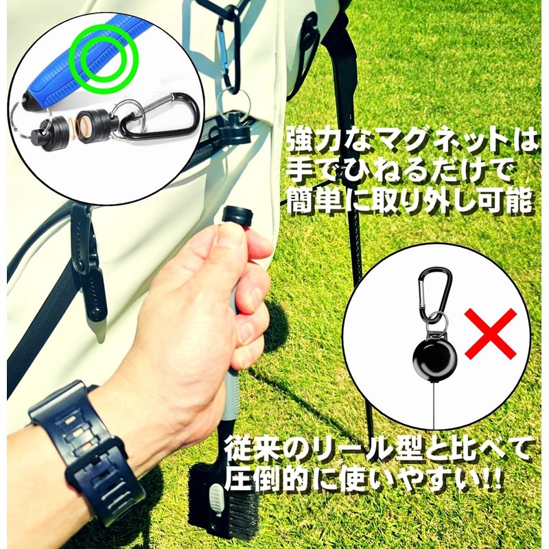 Golf Club Brush, Club Polishing, Maintenance Tool, Wire, Nylon, Needles,
