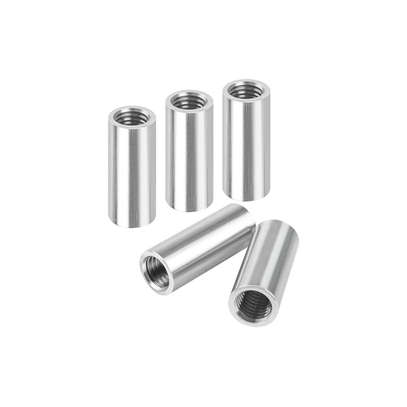 Jeboler M12 x 40 mm Round Threaded Sleeves, Pack of