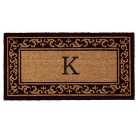 Calloway Mills Home & More 120063672AZ Kendall Monogram Doormat 3' x 6' (Letter K)