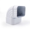 2 x 3 inches Downspout Gutter Rainwater Pipe Diverter Aluminum
