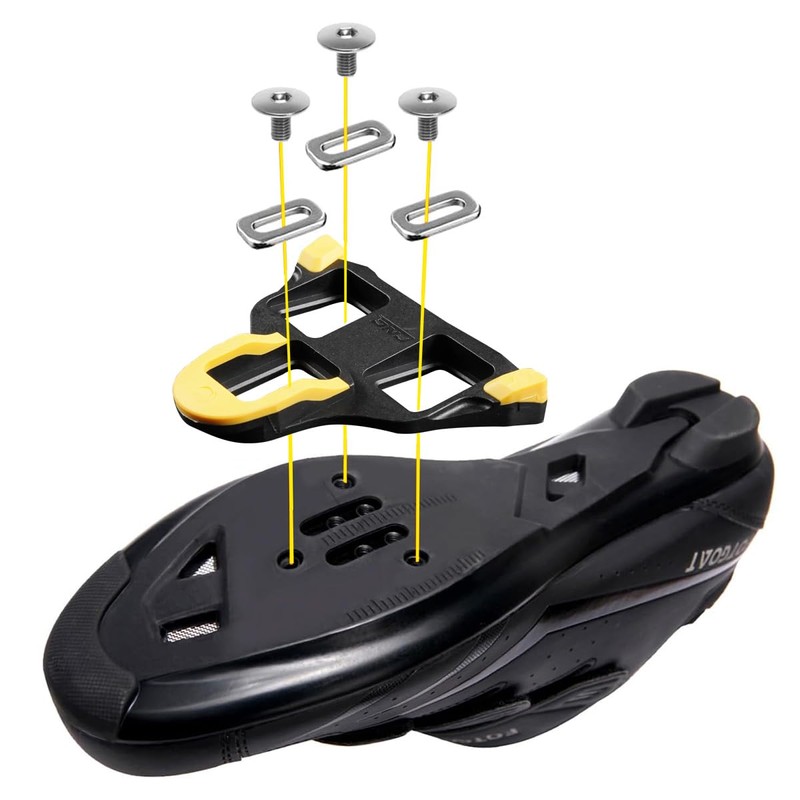 Chooee Bicycle Cleats Compatible with Shimano SPD-SL SM-SH12 Blue Cleats