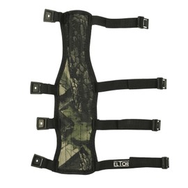 elToro Curdora Sport Forearm Guard with Clip Closure, 4 Struts, Protection for Archery, Arm Guards, Recurve Bow, Compound Bow (Camo, L - 32 cm)