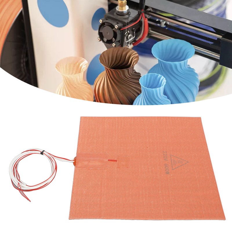Silicone Heating Pad 280x280mm 600W High Temperature Resistance Hot Bed