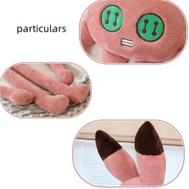 JPORSHU Long Cat Plush Kawaii Body Pillow，39" Cute Black Cat Stuffed Animals Soft Plushies，Octopus Tentacle Long Cat Throw Pillow，Gift for Girlfriend Kids (Octopus Rabbit)