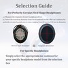 Replacement Earpads Kit for Headphones - Memory Foam Cushions &