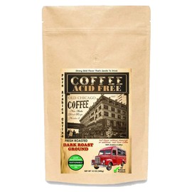 Old Chicago Acid Free Coffee Dark Roast Ground 12 Oz