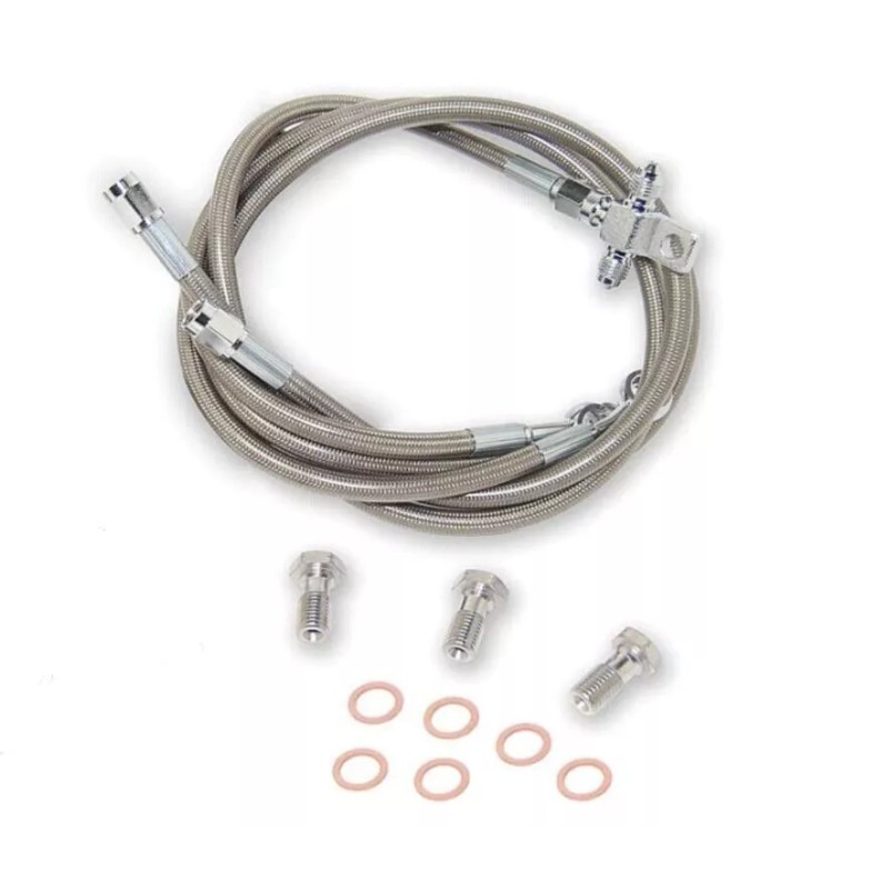 Streamline Stock Replacement Steel Braided Front Brake Lines Yamaha Banshee