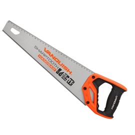 VANQUISH SharpTooth Handsaw 15 Inch 11-Point, Suitable for Cutting Boards, PVC, Laminates, Tree branches 4802