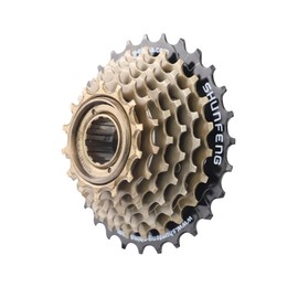 WEEROCK Bike Freewheel 7 Speeds, 14-28T Threaded Freewheel Screw On Bicycle Replement Part for MTB, Cruiser Bicycle