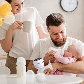 Portable Breast Pump,Electric Breast Milk Pump | Strong Suction, Automatic Pumping Device With 3 Modes 9 Levels LED Display Low Noise For Mothers