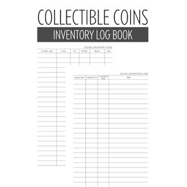 Collectible Coins Inventory Log Book