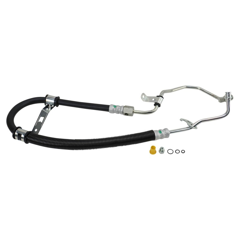 TRQ Power Steering Pressure Line Hose Assembly Compatible with 2003-2008