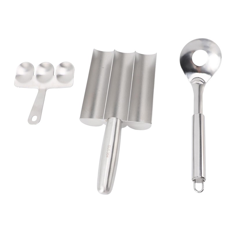 Stainless Steel Triple Meatball Maker Efficiently Makes 3 Meatballs at