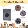 EPCDBBRT 2 Pet Towels, Microfiber Absorbent Towels, Quick-Drying Dog &