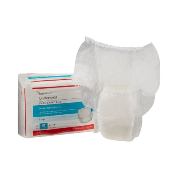 Mck16153101 - Adult Absorbent Underwear Sure Care Pull On Large Disposable Heavy Absorbency