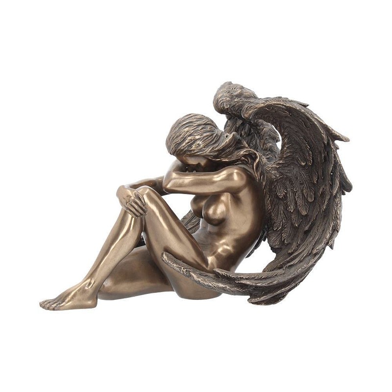 Nemesis Now Figurine, Bronze, 16.5 cm Angels Despair Figure, 16.5