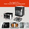MIRASTON 8.5QT Air Fryer, View Window, Multifunctional Large Family Size
