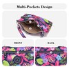 AOCINA RFID Printed Wristlet Wallet for Women, Small Crossbody Purse,
