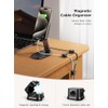 9 Pack Magnetic Cable Clips - Adjustable Cord Holders for