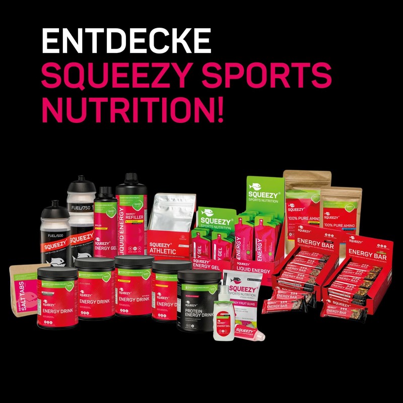 SQUEEZY ENDURANCE ELECTROLYTES, 3 x 80 g Tabs Lemon