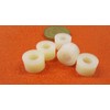 Natural Nylon Spacer, Unthreaded, 1/4" Screw Size x .500" OD