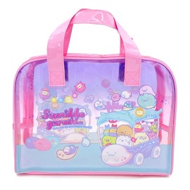 K Company Sumikko Gurashi Vinyl Boston Bag, Pink, H9.4 x W13.0 x Depth 4.3 inches (240 x 330 x 110 mm), CBB3-SG-PK