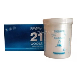 Salerm Cosmetics Kit Salerm 21 Boost 8 Ampolletas + Acondicionador 1kg