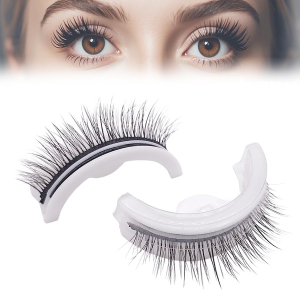 Mintiml Self Adhesive Eyelashes,2025 New Reusable False Eyelashes Manga Lashes