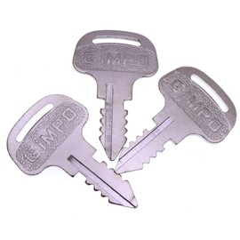 YIQI 3PCS 393 18510-63720 18510-63620 Key for Kubota Tractor M Series M108SDTLDS M4900DT M5700DH Generator AV5500 AV6500 Mower M108SDSL