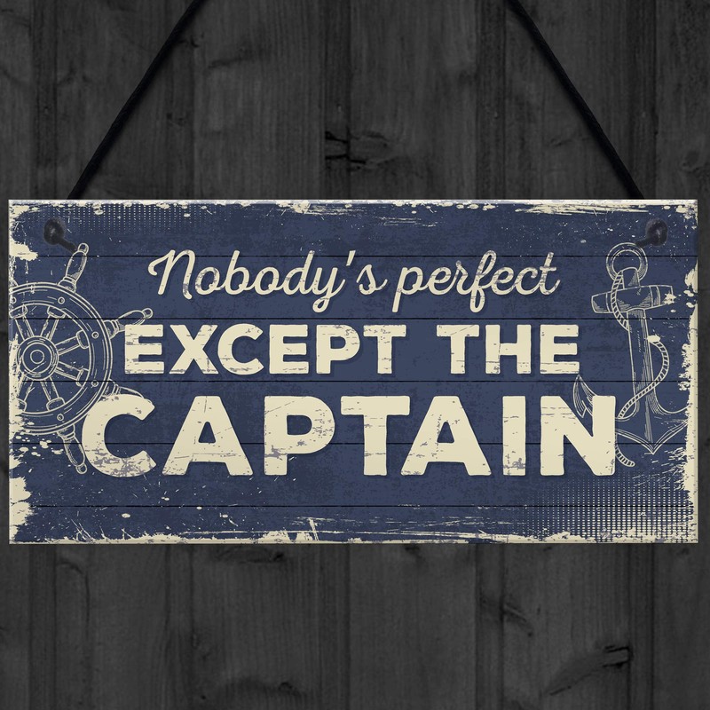 RED OCEAN Nautical Sign Captain Bar Pub Bathroom Man Cave