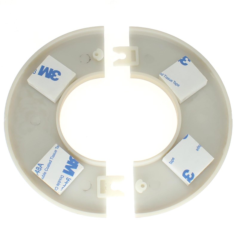 FDXGYH 2 Pcs 2.0 Inch ABS Wall Split Flange Self-Adhesive