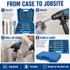 17-Piece SDS Plus Drill Bit and Chisel Set for Masonry