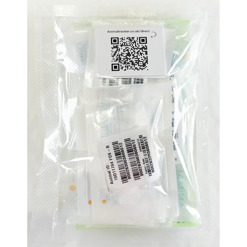 Microchips4Pets | (Eco Set) | (20-Pack +20 QR Codes) |