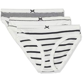 Petit Bateau Girls Knickers PANTIES - 3-Piece Set SIZES, GIRLS 2-12- JUNIOR 14-18 STYLE 49010-49011 (SIZE 5 STYLE 49010 GIRLS) Multi