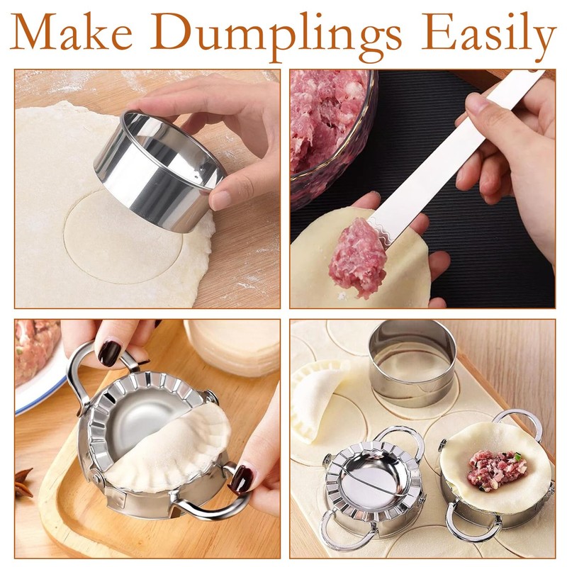 5 Pcs Pasta Cutter Set, Ravioli Cutters, Pasta Cutter Wheel,