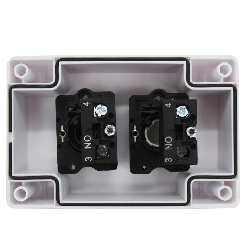 mxuteuk 1 NO Black 1 NO White momentary Switch Control