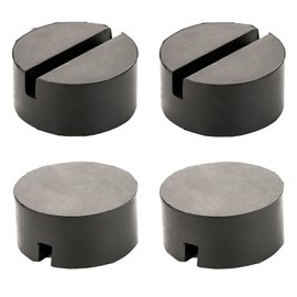LST 4 x car jack holder, rubber block, 75 x 35 mm, round rubber pad